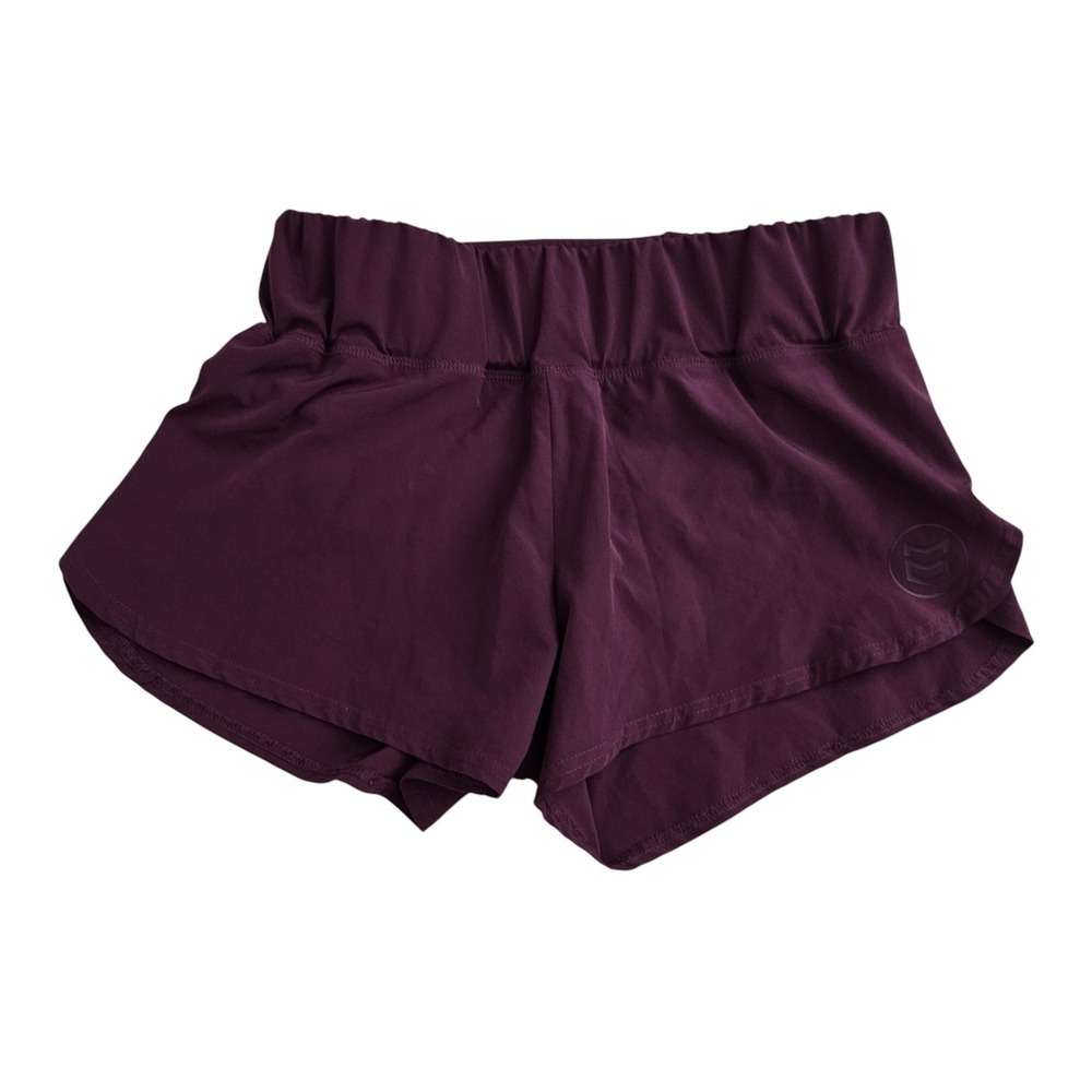 MTN OPS (Womens Small) Lined Vanguard‎ Running Shorts Athletic Training Maroon